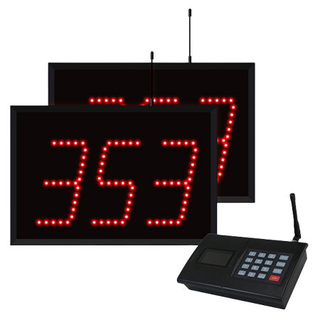 Model 35302 Wireless (Dual 3-Digit) Visual-Pager® System