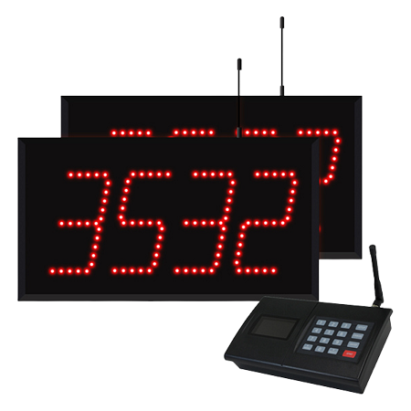  Model 35402 Wireless (Dual 4-Digit) Visual-Pager® System