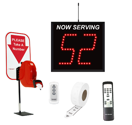 2 Digit Wireless Take A Number Display System