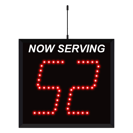2 Digit Wireless Take A Number Display