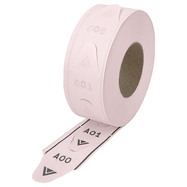 Pink 2-Digit Take-A-Number Tickets