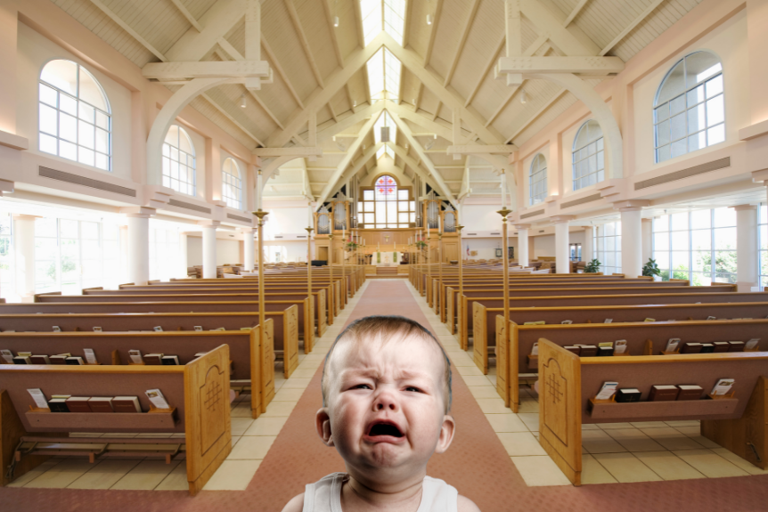 Microframe started at church with a crying baby