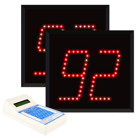 Model 92204 (Dual 2-Digit) Visual-Pager® System