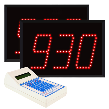 Model 93304 (Dual 3-Digit) Visual-Pager® System