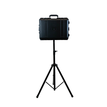 Portable Display Casing with Tri-Pod