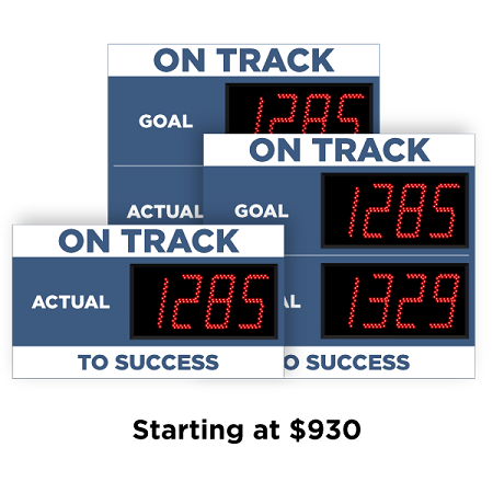 Production Pace Timer - Jumbo Displays