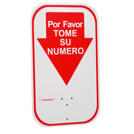 Spanish Take A Number Sign