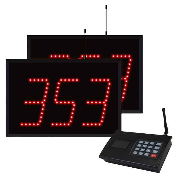 Model 35302 Wireless (Dual 3-Digit) Visual-Pager® System 