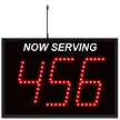 3 Digit Wireless Take A Number Display (Model D5130K) 