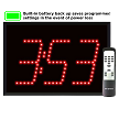 3-Digit Countdown Timer Display with Battery Back-up 