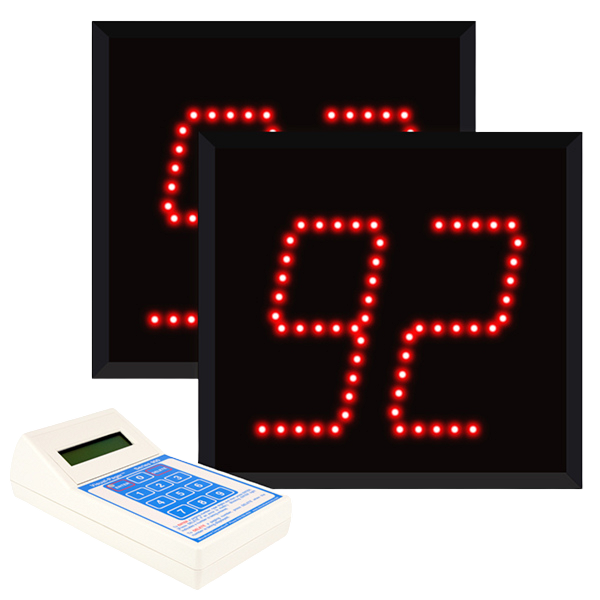 Model 92204 (Dual 2-Digit) Visual-Pager® System 