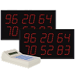 Multi-Number (6 by 2-Digit) Dual Display Visual-Pager® System 