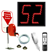 2 Digit Take A Number Jumbo System with Counter Ticket Dispenser 
