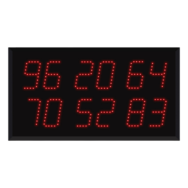 Model 9620 (6 by 2-Digit) Multi-Number Visual-Pager® Display 