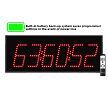6-Digit Countdown Timer Display with Battery Back-up 
