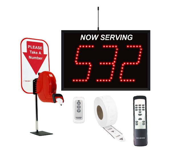 3 Digit Wireless Take A Number Display 