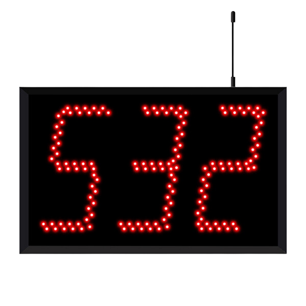 Jumbo 3-Digit Wireless Display 