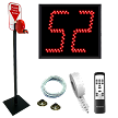 2 Digit Take A Number Jumbo System with Floor Stand Ticket Dispenser 