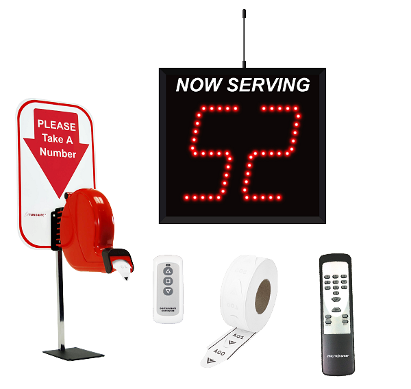 2 Digit Wireless Take A Number Display System 