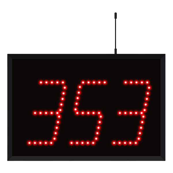 Model 3530 (3-Digit) Wireless Visual-Pager® Display 