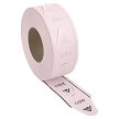 Pink 3-Digit Take-A-Number Tickets 