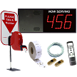 3 Digit Take A Number VoiceBox System & Counter Top Ticket Dispenser 