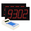 Model 94404 (Dual 4-Digit) Visual-Pager® System 