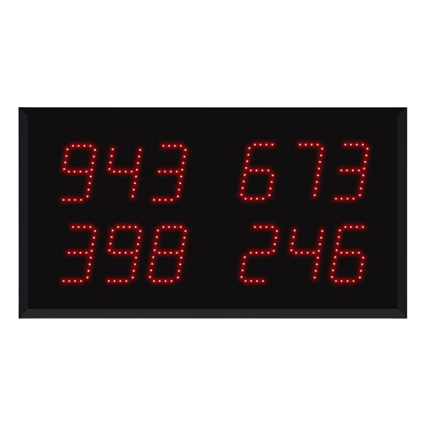 Model 9430 (4 by 3-Digit) Multi-Number Visual-Pager® Display 