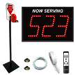 3-Digit Take A Number System with Floor Ticket Dispenser 
