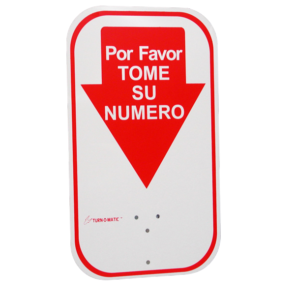 Spanish Take A Number Sign 