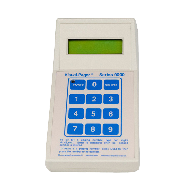  9010 Multi-Number Visual-Pager® Keypad 