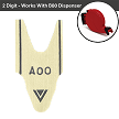 Take-A-Number 2-Digit T80 Tickets - T80 Ticket Dispenser 