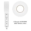 Take-A-Number 2-Digit Tickets - 2000 tickets per roll 