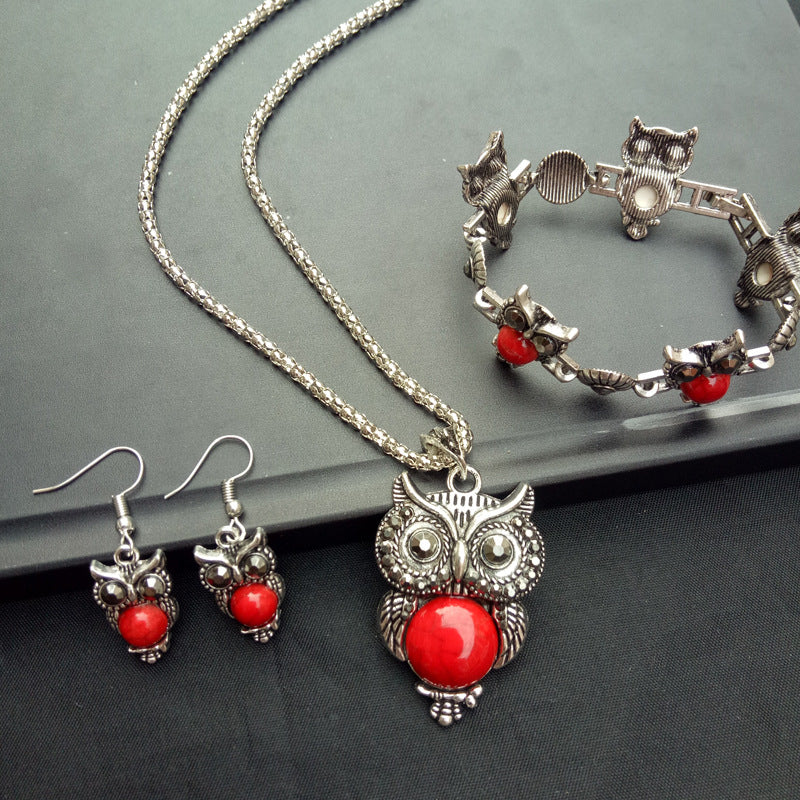Owlsome Pendant and Earrings Set – Owlsome Bracelets